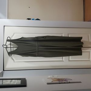 Olive green pants jump suit (xxl)